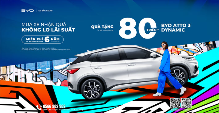 ƯU ĐÃI MUA XE THÁNG 6 – KHÔNG LO LÃI SUẤT CÙNG BYD BẮC GIANG